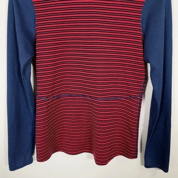 Patagonia Capilene 3 Mid-weight Pullover  In Red Blue Stripe - Picture 11 of 12